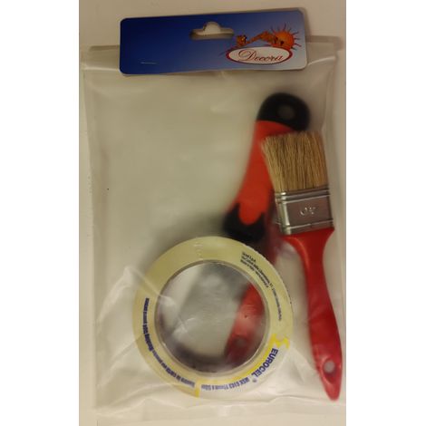 Kit pintura espátula+pincel+cinta so.di.fer brocha 40mm - 000200
