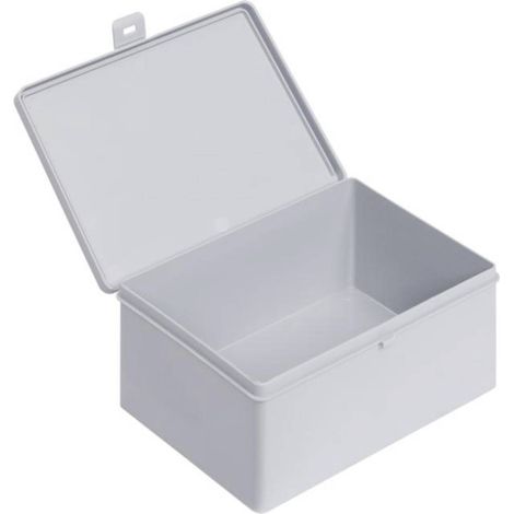 Alutec 66019 Scatola a cerniera (L x L x A) 180 x 140 x 80 mm Grigio 1 pz.
