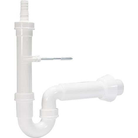 Röhrensiphon DN 40 (1 1/2'') für Wasch-/Geschirrspülmaschine - Abgangsrohr DN 50 x 240 mm