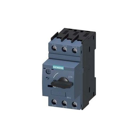 Interruptor automático para motor 3P 0,37kW 0,9-1,25A S00 3RV2011-0KA10