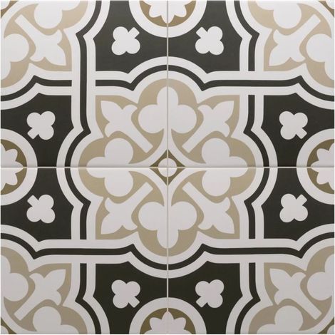 Carrelage Imitation Carreaux De Ciment 20x20 cm RIVOLI Plaza
