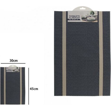 Trade Shop - TOVAGLIETTA TOVAGLIED AMERICAN CUCINA TAVOLA 30X45CM 72288 GRIGA -
