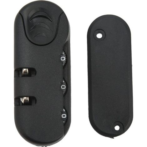 Serrure à combinaison de sécurité pour bagages, combinaison à 3 chiffres, haute sécurité, serrure de valise remplaçable, convient aux valises, boîtes à outils (1/5)