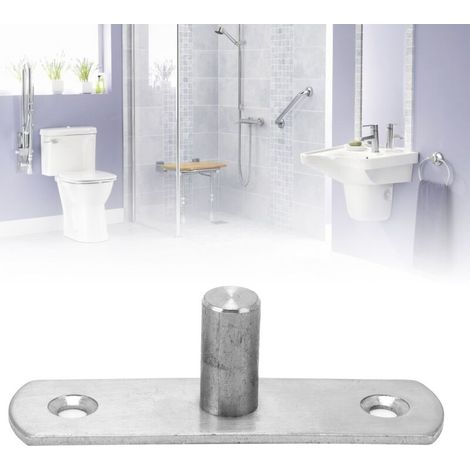 Pivot Porte pour Portes Vitrées [201 Inox] [90x26x27mm] Charnière pivotante robuste et durable
