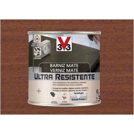 Barniz interior al agua ultra resistente mate 250 ml sapeli