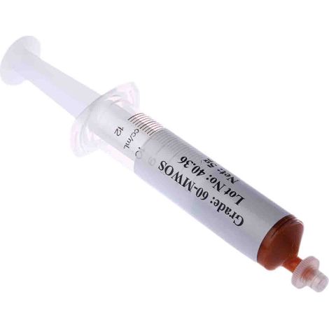 Pâte de diamant RS PRO Orange, Grain 60µm seringue de 10ml ( Prix pour 1 )