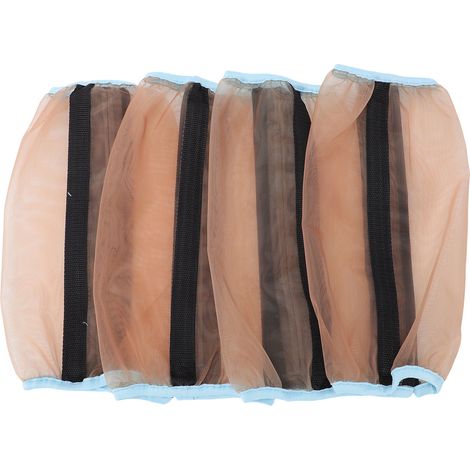 Bottes anti-mouche pour chevaux, 4 pièces, protection respirante, Anti-Leggings pour l'été, avec fermeture à crochet et boucle (1/5)