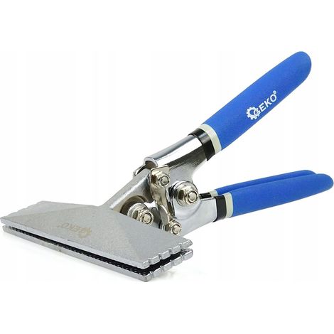 Pressezange Geko crimping pliers 210 mm geriffelte Backen rutschfest