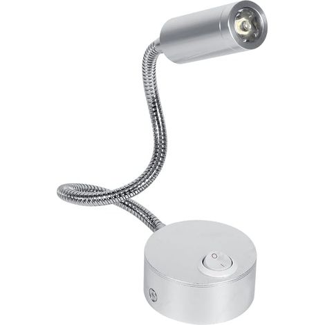 Applique Murale LED Blanc Froid/Chaud Lecture Lampe De Lit (1/3)