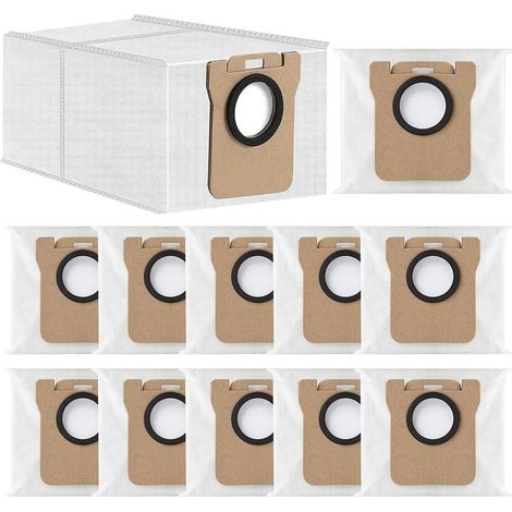 12 Staubbeutel, 3,2 l großes Fassungsvermögen, hocheffizienter Filter, für Dream- und Xiaomi-Saugroboter (1/5)