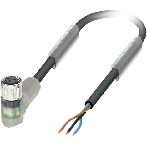 Câble pour capteurs/actionneurs Phoenix Contact SAC-3P- 3,0-PUR/M 8FR-2L 1671072 Pôle: 3 avec LED Contenu: 1 pc(s) (1/5)