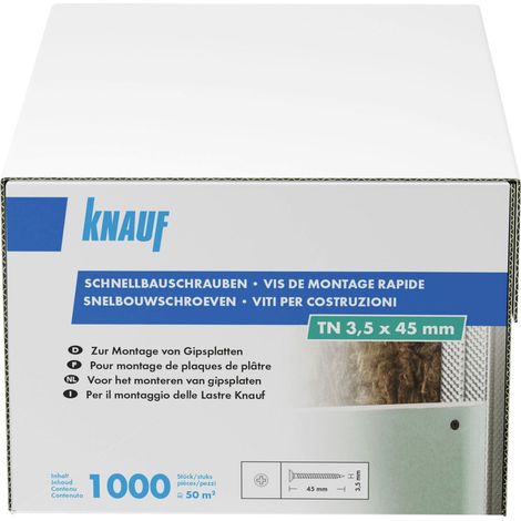 Knauf Schnellbauschrauben 3,5 x 45 mm, PH 1, 1000 Stück Schnellbauschrauben (1/2)