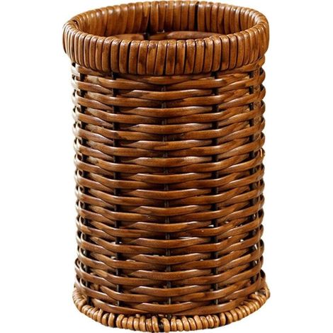 Organisateur tiroir cuisine, panier couverts rotin, osier naturel, plateau service