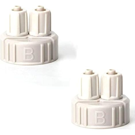 Lot de 2 diffuseurs de CO2 pour Aquarium - Réacteur de dioxyde de Carbone - À Visser Rapidement - Bouchon de Bouteille (1/5)