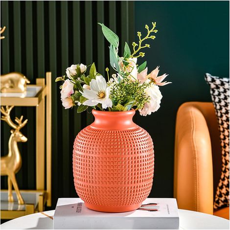 Vaso decorativo da scrivania, contenitore per fiori creativo (1/4)