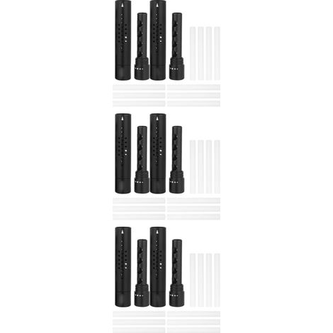 Set di 6 diffusori di aromi a clip, colore nero. (1/2)