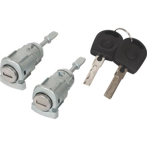 Kit de 2 inserts de serrure de porte avant gauche et droite pour VW Transporter T5 (2003-2015).