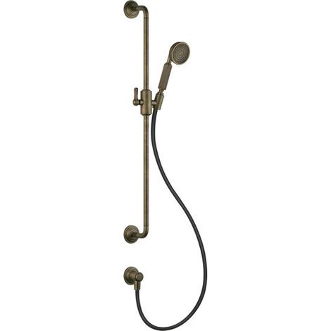 Gessi Venti20 Brausestange mit Wandanschlussbogen, gebogener