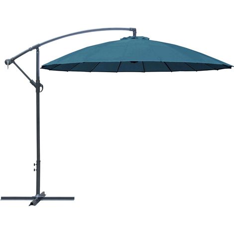 Parasol déporté en aluminium et fibre de verre 3m Pagode (1/3)