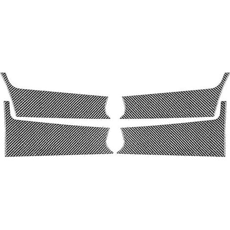Guarnición de panel de puerta interior lateral en fibra de carbono para automóviles 2006-2012 Accesorios interiores (1/5)