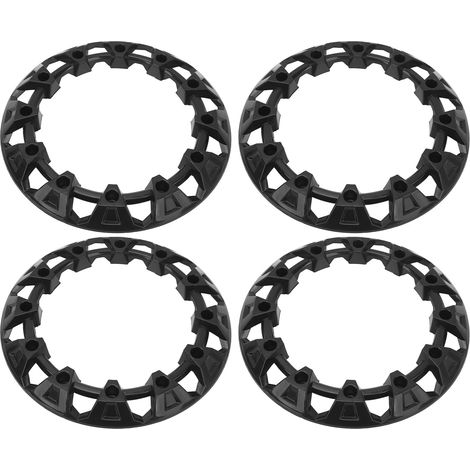 4 enjoliveurs de moyeu de roue de 8 pouces (22,8 cm de diamètre extérieur), protection de pneu, universels pour VTT (1/5)