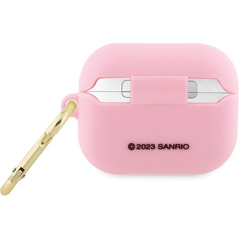Hello Kitty HKAP3DKHSP AirPods Pro Hülle, pink/rosa, Silikon, 3D-Katzenkopf (1/3)