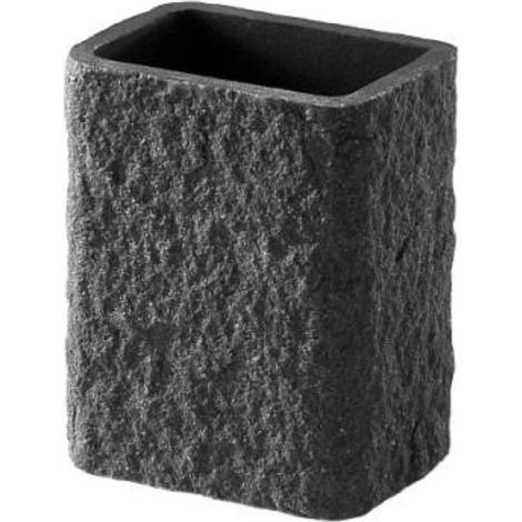 Portaspazzolino Bagno in Resina Antracite    Gedy Serie G-Aries ART.AR98/083
