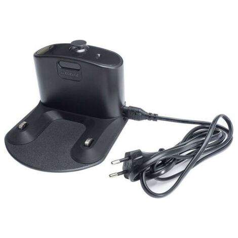 Chargeur de batterie pour iRobot Roomba 500/600/700/800/900 – Station d'accueil intégrée – Charge rapide – Noir (1/3)