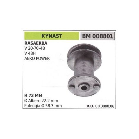 Supporto mozzo portalama rasaerba tagliaerba V 20 70 48 KYNAST 008801