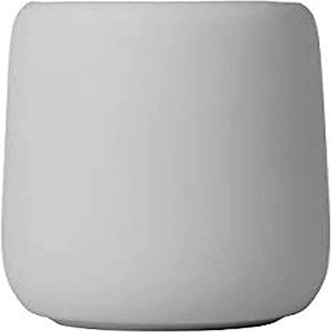blomus -SONO 69066 - Bicchiere portaspazzolino in ceramica, con spazio per spazzolino e dentifricio, Soft Touch, accessorio esclusivo da bagno (A/L x P): 11 x 8,5 x 8,5 cm, Microchip (1/4)