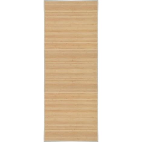 vidaXL Teppich Bambus 80x200 cm Natur