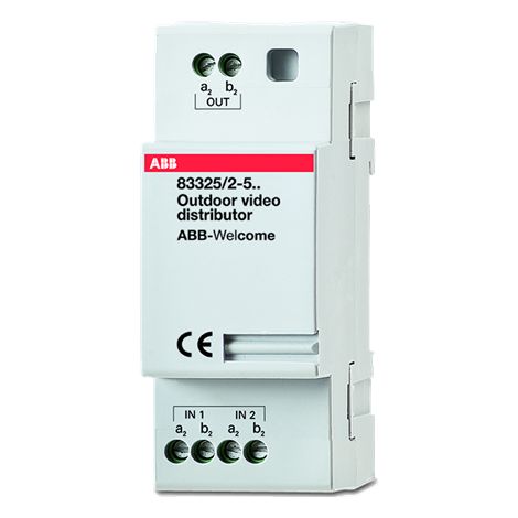 welcome m repartiteur vidéo pour platine de rue 2TMA210160H0004 ABB 83325/2
