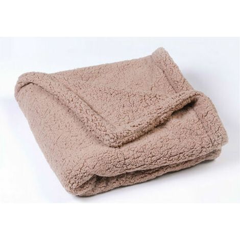 Couverture pour chien en polaire, couverture pour animaux de compagnie douce lavable, couverture pour chat, coussin pour chiot, lit pour animal de compagnie (chameau, 80  60 CM) (1/5)