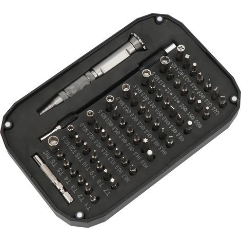 Kit 59-en-1 Tournevis Multifonction pour Réparation Télécom, Outillage Polyvalent avec Embouts de Précision (1/5)