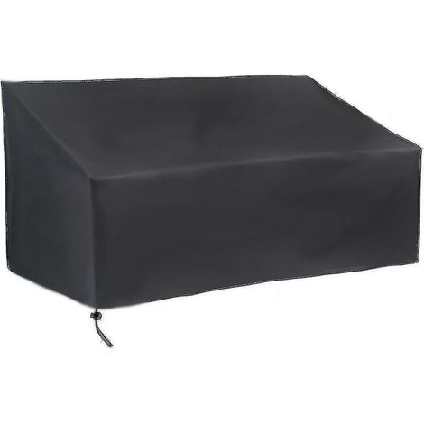 Gartenmöbelabdeckung, staub- und wasserdichte Schutzhülle für Gartenmöbel, schwarz (1/5)