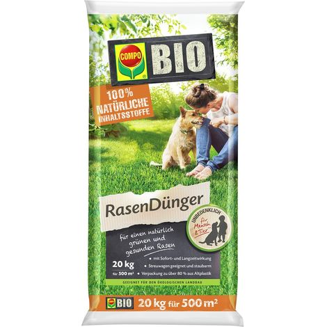 COMPO BIO Rasendünger für 500 m² - 20 kg