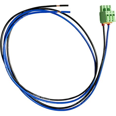 Finder Anschlussleitung Spannungsversorgung 07P.000.08 800mm 2 x 1mm² schwarz blau Steckertyp BF05