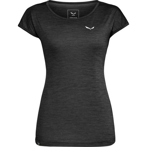 Salewa Damen-T-Shirt Puez Melange DRY Schwarz 00-00000265380936 R XS (1/3)