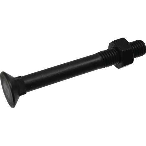 Boulon de charrue avec écrou M12x1,75 longueur 100 mm classe 12,9 DIN 608 pour charrue 12100812