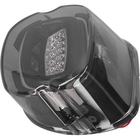 Universelle 12V LED-Retro-Motorradrückleuchte mit Blinkern und Bremslicht, Kennzeichenbeleuchtung und PMMA-Linse (1/5)
