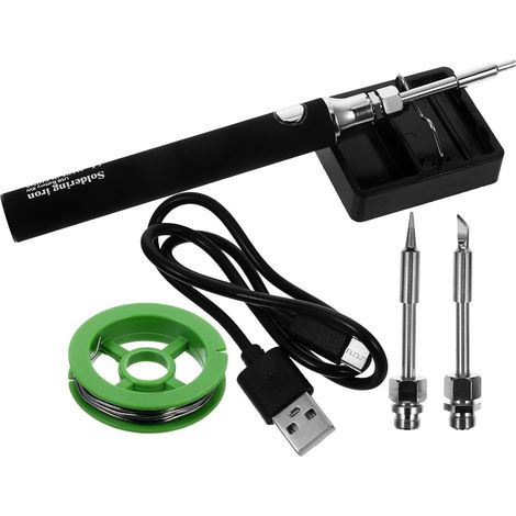 Stylo À Souder Sans Fil Portable Pour Réparations Électroniques DIY Avec Étain Et Éponge (1/5)