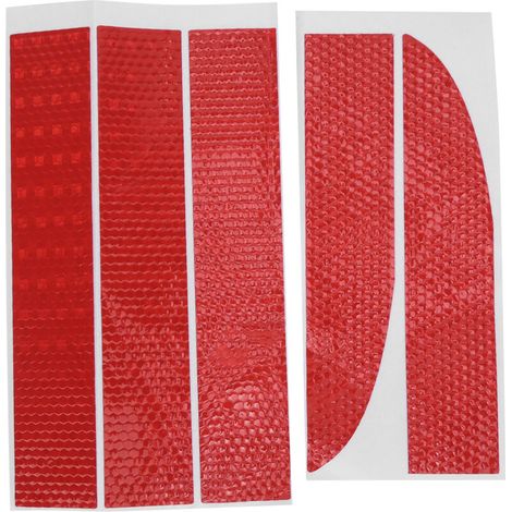 Adesivi a strisce riflettenti rosse, impermeabili, ad alta intensità e visibilità notturna universale (1/5)