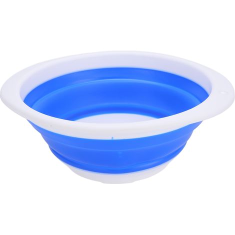 Bac pliable lavage légumes voyage 30x26x10cm - Seau plastique caoutchouc multifonction portable