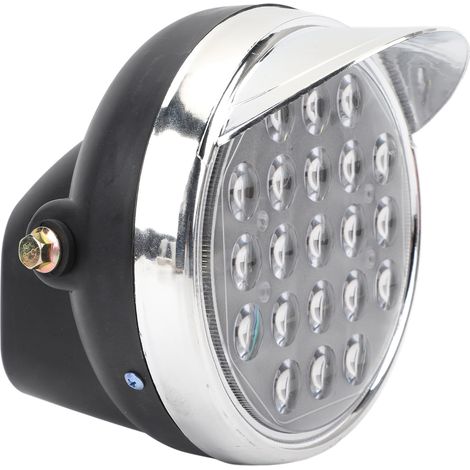Phare de moto LED étanche en alliage d'aluminium, 12 V-80 V, pour tricycle électrique. (1/5)
