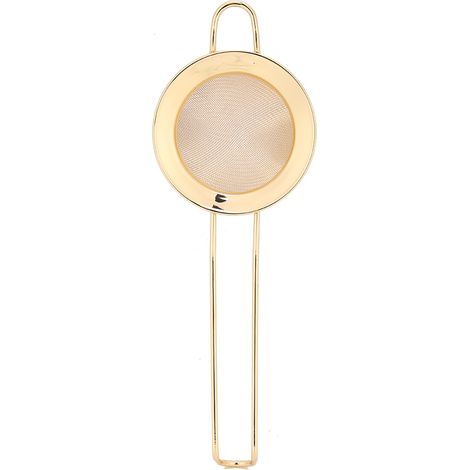 Cocktail-Siebkegel aus Edelstahl für Kuchenpulver und Teefilter – Gold Bar Zubehör (1/5)