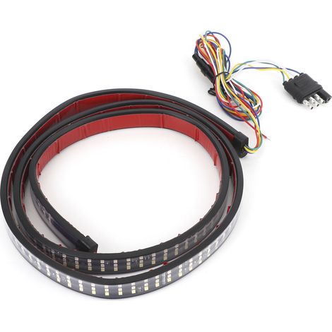 Barre LED de hayon 60 pouces feu de circulation 3 rangées de puces IP65 étanche 12-24V universel (1/5)