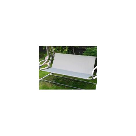 Ersatzbezug für Gartenschaukel, Hängematte, Schaukel, Bank, wasserdichter Ersatzbezug aus dickem 600D Oxford-Gewebe (113 cm x 47 cm x 47 cm, grau) (1/4)