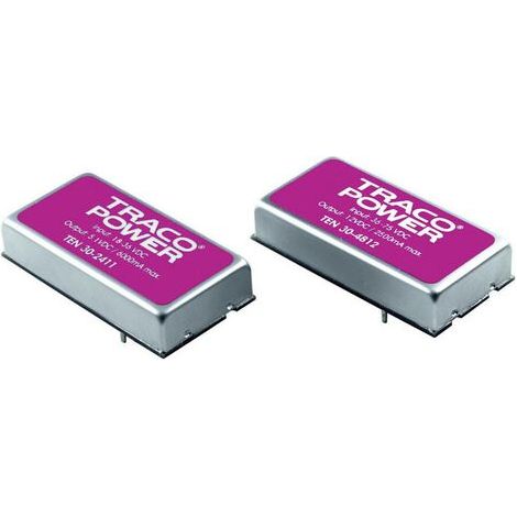 Convertisseur CC/CC pour circuits imprimés TracoPower TEN 30-4811 Nbr. de sorties: 1 x 48 V/DC 5.1 V/DC 6 A 30 W 1 pc(s) Q34299 (1/4)