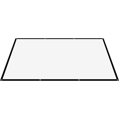 Écran de projection pliable et portable de 100 pouces, souple et transparent, pour une utilisation intérieure et extérieure. (1/5)