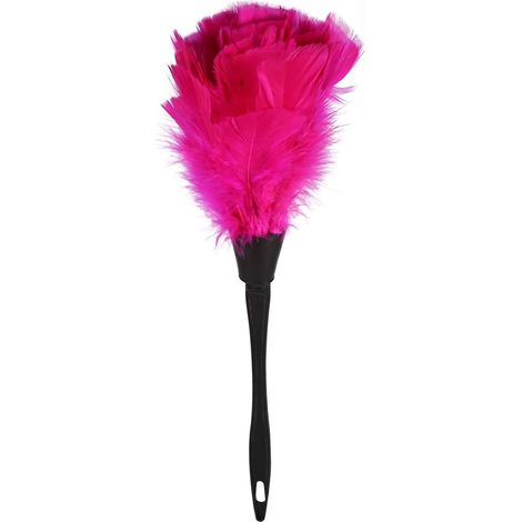Plumeau - Plumes De Dinde - Manche Noir - Pour Nettoyage Meubles Voiture Écrans - 1 Pièce (1/5)